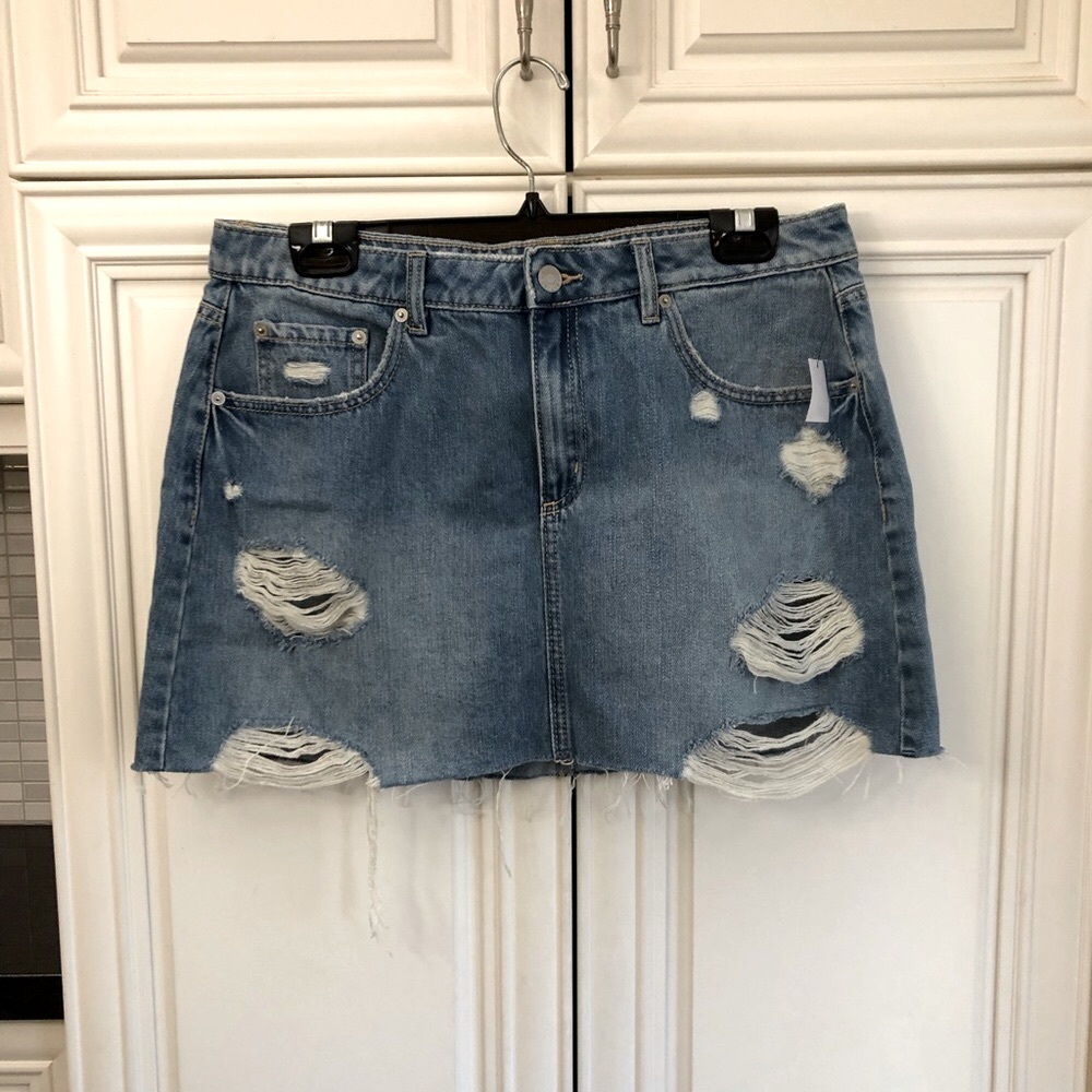 NWT Garage denim women’s mini skirt